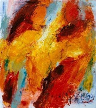 Hans-ruedi Kammermann: 'love run wild', 2005 Oil Painting, Inspirational. 