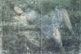 Hans-ruedi Kammermann: 'sine loco 40  reclining figure', 2001 Other Printmaking, Erotic. Print and Multiple monoprint of 1 original...
