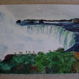 James Asher: 'Niagra Falls', 2004 Acrylic Painting, nature. Artist Description: After painting the Cascade falls a friend of my asked me to try Niagra falls and gave me a picture.  I like the results. ...