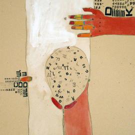 Kasia Gawron: 'BODY 3', 2011 Mixed Media, nudes. Artist Description:     woman, body, torso,  vintge typography, industrial cardboard   ...