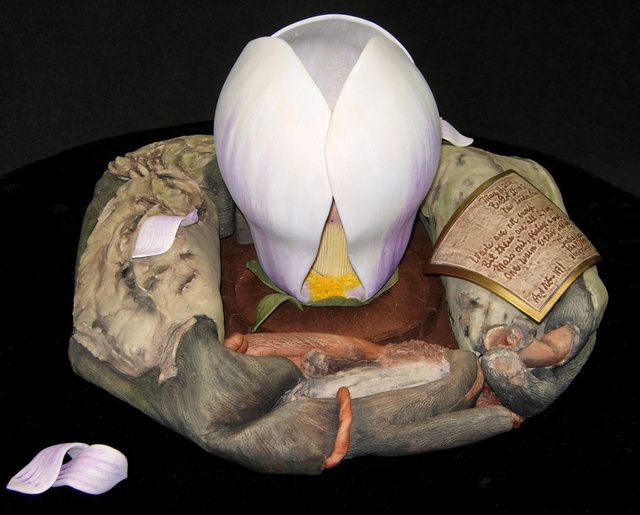 Kat Obrien  'Beeches, Magnolias And Walkingsicks', created in 2011, Original Sculpture Ceramic.