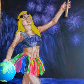 Kay Liebenberg: 'Libra Of Life', 2014 Mixed Media, Circus. Artist Description: This project' s theme was 