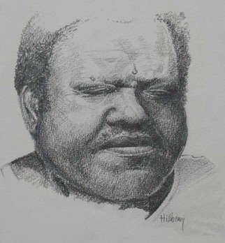 Ken Hillberry: 'Fats', 2007 Pencil Drawing, Music.            portrait; characture, rock' n roll          ...