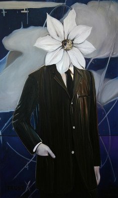 Kenn Zeromski: 'The Politician', 2007 Oil Painting, Surrealism.  The Politition - 60 x 36 oil on canvas      ...