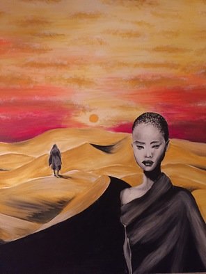 Artist: Irma Kvezereli - Title: desert - Medium: Oil Painting - Year: 2016