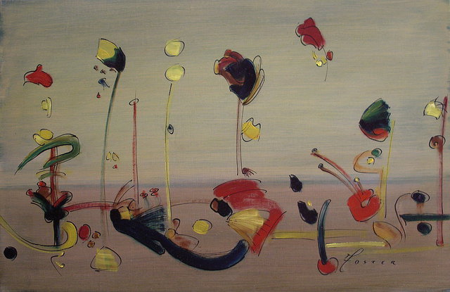 Kyle Foster  'Celebration No 1', created in 2009, Original Painting Oil.