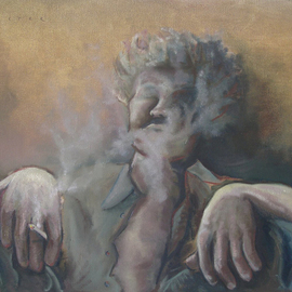 Kyle Foster: 'Introspective', 2008 Oil Painting, Abstract Figurative. 