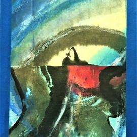 Kichung Lizee: 'connection', 2020 Mixed Media, Abstract Landscape. Artist Description: abstract landscape with interesting images...