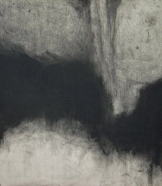 Douglas A. Kinsey: 'As If Things Were Less Spoken Of  3', 2012 Charcoal Drawing, Abstract.    large format charcoal on paper   ...