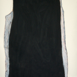 Douglas A. Kinsey: 'Basalt', 2011 Charcoal Drawing, Abstract. Artist Description:  Basalt will be exhibiting in The Busan International Calligraphy Biennale 2011, Busan, South Korea. The opening receptions are being held November 11 & 12.Charcoal, oil pastel and wax medium on paper. ...