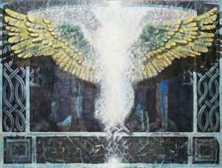 Artist: Xenia Kokorina - Title: angel - Medium: Oil Painting - Year: 2008