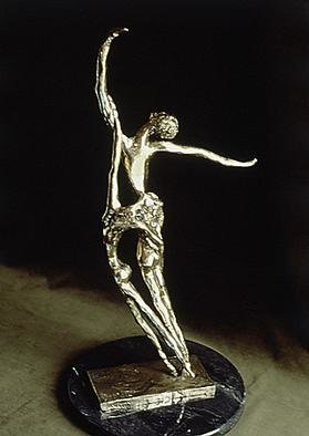 Ivan Kosta: 'Pas de Deux', 1998 Bronze Sculpture, Figurative. A polished bronze ballet movement for two.Pas de deux - is french. Decadent and pioneer.Connoisseur and ignorant.Pas de deux - Oui? No?Go solo or Pas de deux,Oh, Mon Dieu!Pas de deux, says it for twoin gentle embrace, soft twirl,bodies of grace,emanate from French ...