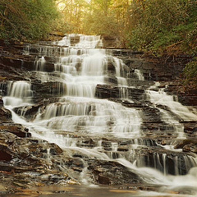 K Baker  'Minnehaha Falls', created in 2008, Original Photography Color.