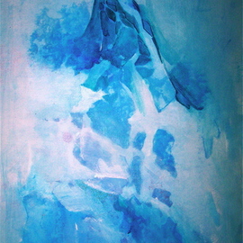 Luise Andersen: 'BLUE WHITE  Beginning TURNED IT I', 2008 Acrylic Painting, Other. Artist Description:  YES. . I JUST HAD TO LOOK- CHECK OTHER FEEL CHOICES. . AND AS SO OFTEN WITH MY ART PIECES IN BEGINNING. . THERE ARE AGAIN FOUR. WILL UPLOAD ALL FOUR. ABSTRACT SYMBOLIC - SURREAL- NATURE- THIS STARTS LOOKING AND FEELING REAZLLY GOOD. TOMORROW WILL WORK IN SANCTUARY SEVERAL HOURS- THIS IS ...