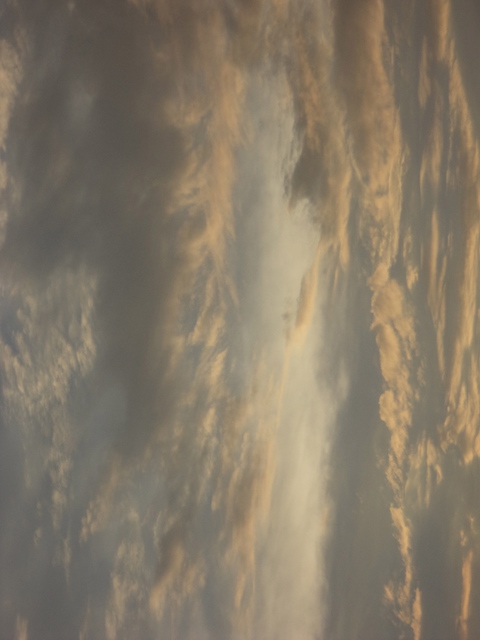 Luise Andersen  'Cloud Gazing AUGUST Thirty TwOTrtn', created in 2013, Original Fiber.