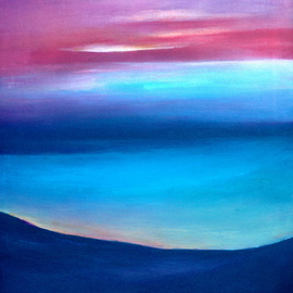 Luise Andersen: 'DEEP Stillness Within  Photo Take In Cold Neutral Light', 2010 Ink Painting, Seascape. Artist Description:  . . . Tried several times, to capture the' soul' of this special painting. . is a personal favorite . . I get' lost' in it. . very meditative. . Layers and layers of transparent applied acrylic inks. . love these . . used several fine brushes. . so strokes overlay. . in sweeping movements. . yes. . usually choose the longer way' ...