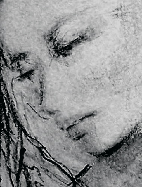 Artist Luise Andersen. 'FEEL Face I Digital Blckwhite June Twentynine TwoOten ' Artwork Image, Created in 2010, Original Fiber. #art #artist