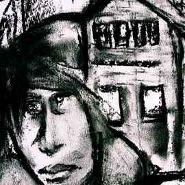 Luise Andersen: 'MignonExtremeAugust sevenTwoOTwelve', 2012 Charcoal Drawing, Life. Artist Description:  THIS IS DETAIL FROM CHARCOAL DRAWING. . .. . had to vent. . and this is' IT' . . . . pure feel. . mood. . in strokes. . forms. . quick. . intense. . almost like' art doodle' . .' amazing animation.' . Barbara Cohen commented on : community. ovationtv. com/ laselectart. . creative core must have chosen this kind of expression. . . . where windows. .' are' / have' ...