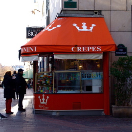 Luise Andersen: 'PARIS SERIES Crepes Specialty Stand', 2007 Other Photography, Other. 