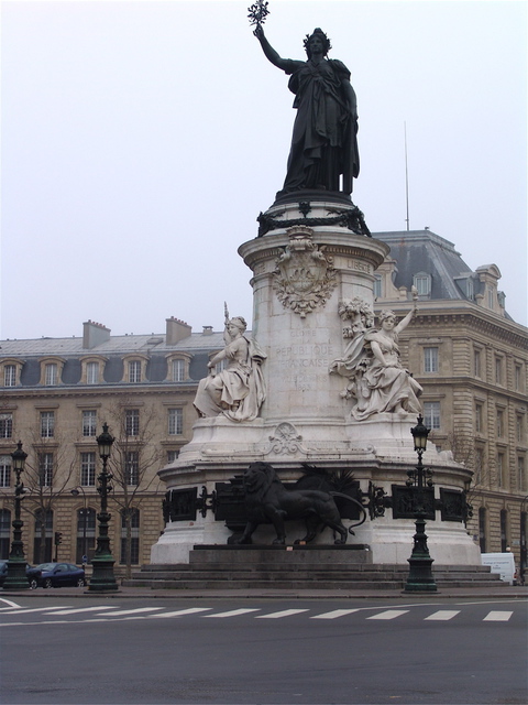 Artist Luise Andersen. 'Paris Series  Liberty Monumental Statue' Artwork Image, Created in 2007, Original Fiber. #art #artist