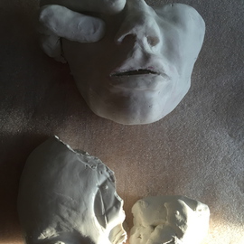 Luise Andersen Artwork SCULPTURE I to reconstruct in new feel, 2015 Clay Sculpture, Abstract