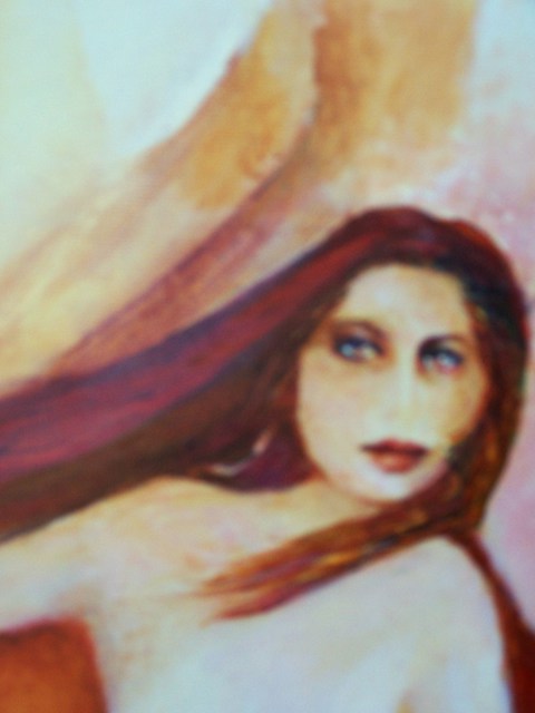 Artist Luise Andersen. 'Paintsketch Update  DETAIL I CloseUp' Artwork Image, Created in 2010, Original Fiber. #art #artist