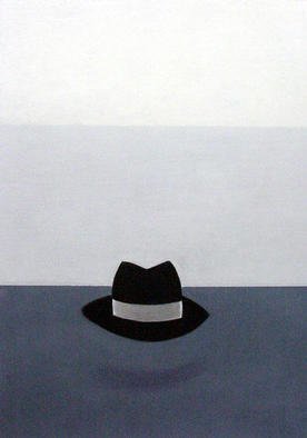 Jose Luis Lazaro Ferre: 'Hat at Night', 2003 Pastel, Figurative. 
