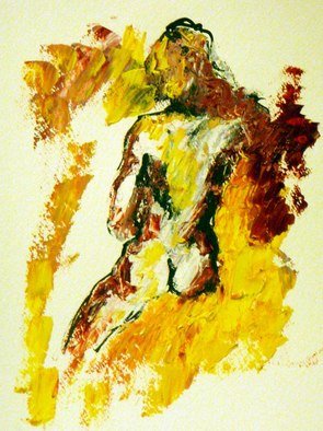 Artist: Leif Peterson - Title: Untitled Nude IV - Medium: Oil Painting - Year: 2012