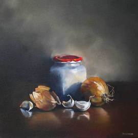 Daniele Lemieux: 'Home Comforts', 2007 Oil Painting, Still Life. 