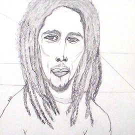 Leo Evans: 'MR BOB MARLEY 1', 2006 Other Drawing, Famous People. Artist Description:  A warrior, a philosopher, a poet, a great musician, and a Legend, I didn't know Mr. Marley personally. . . but I wish I had, don't know his personal and family life. . . but he is well respected by his Sons and Daughters. . . and his fellow country men. . . I' ...