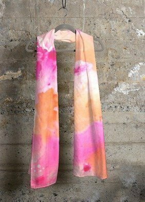 Leo Evans: 'Princeton', 2016 Other, Digital.    Digital Art on fabric  Cashmere Silk Scarf    