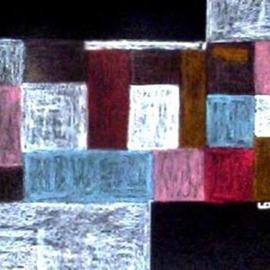 Leo Evans: 'REDUNDANT OBP', 2005 Charcoal Drawing, Abstract. Artist Description: 