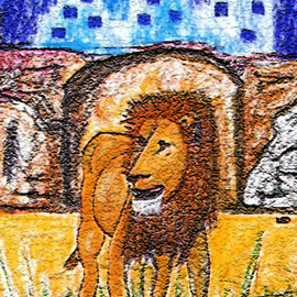 Leo Evans: 'THE LION 1', 2007 Mixed Media, Wildlife. Artist Description:  THE LION_ 1 - ONE OF GOD CREATUES I'VE BEEN WANTING TO DO FOR AWHILE. - LEO EVANS - LEOEVANS. COM - ALL RIGHTS RESERVED - 2007 ...