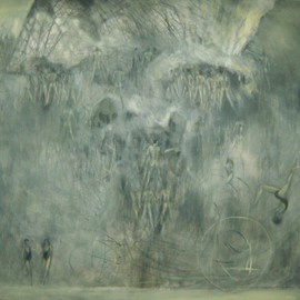 Juris Libeks: 'inhalation exhalation ', 2010 Oil Painting, Figurative. Artist Description:   figurative, nudes  ...