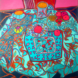 Turquoise Tapestry SOLD By Lisa Mee
