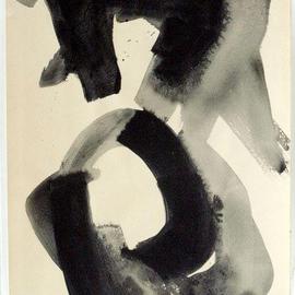 Andreas Loeschner Gornau Artwork Nude Study 4, 1990 Gouache Drawing, Nudes