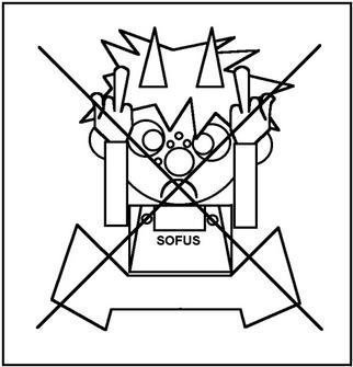 Asbjorn Lonvig: 'angry sofus', 2002 Comic, Abstract. Children' s Coloring Books.I have made motifs in colorful simplicity combined with subtle and ingenious storytelling to implement important messages in a company.The employees' children are engaged through this Children' s Coloring Book with the same motifs. The stories have been shortened dramatically.See 