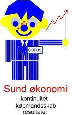Asbjorn Lonvig: 'sofus sound economy', 2002 Comic, Abstract. Asbjorn Lonvig Storytelling Comcept.The initials of the keywords describing the values of this company are SOFUS.I have created SOFUS.And how SOFUS looks in relation to every single keyword.Storytelling has been used to communicate the story about SOFUS.See: 