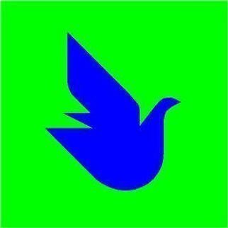 Asbjorn Lonvig: 'unicef doves', 2003 Other, Abstract. This motif has been made for UNICEF greeting cards....