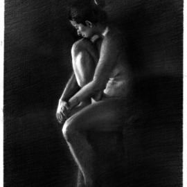 Luis Rocca: 'NUDE FEMALE', 2009 Pencil Drawing, nudes. Artist Description:  Female Nude P- 110 ...