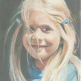 Lorrie Williamson: 'Sample Portrait of Alissa', 1995 Oil Painting, Portrait. Artist Description: Portrait of child painted from a photograph. Private Collection. Commissions available. Contact Lorrie Williamson portrait information....