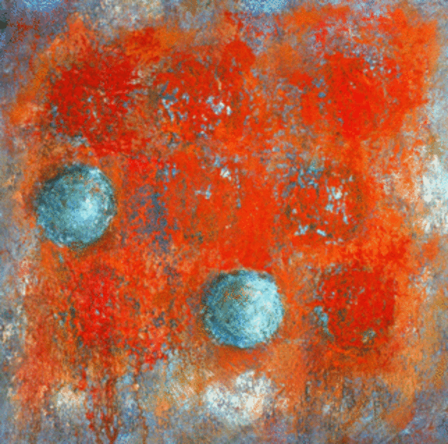 Louise Weinberg  'Sphere Series Untitled1 Paper', created in 2008, Original Painting Oil.