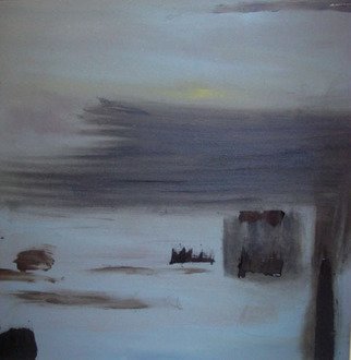 Lou Jimenez: 'Sundown in Morroco', 2007 Oil Painting, Abstract Landscape. art, abstract art, Morocco, lou jimenez, barcelona, contemporary art, artist, abstracto, artist, artista, sundown, ...