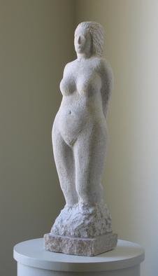 Lou Lalli: 'Ancient Venus', 2001 Stone Sculpture, Figurative. Tennessee pink marble...