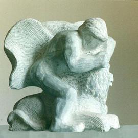 Lou Lalli: 'Heracles and the Nemean Lion', 2004 Stone Sculpture, Mythology. Artist Description: Bardiglio marble...