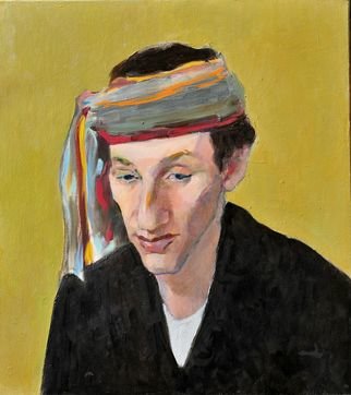 Lubov Meshulam Lemkovitch: 'male portrait', 2009 Oil Painting, Portrait. Portrait of man...