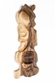 Artist: Blazej Siplak - Title: head n 8 - Medium: Wood Sculpture - Year: 2017