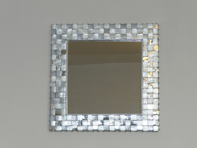 Artist Evelyne Parguel. 'Silver Mirror' Artwork Image, Created in 2015, Original Ceramics Other. #art #artist