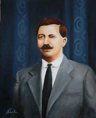 Nicola Lupoli: 'Domenic Lupoli', 2002 Oil Painting, Family. Artist Description: Portrait of the Artists Grandfather. ...