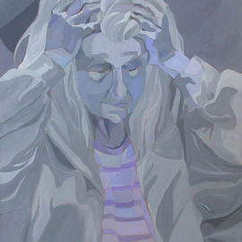 Lucille Rella: 'Element of Fear', 2010 Acrylic Painting, Figurative. 